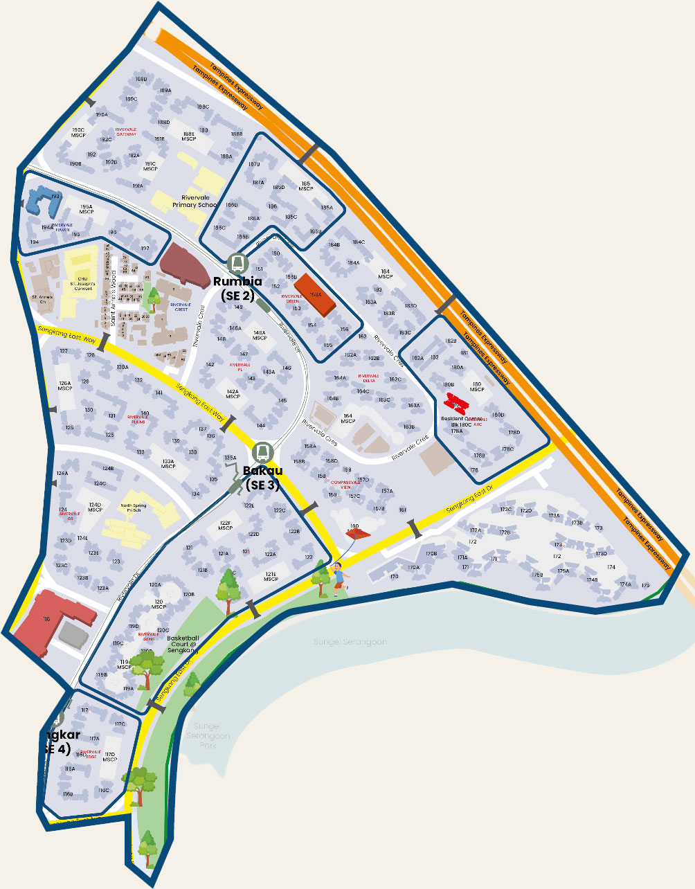 map rivervale